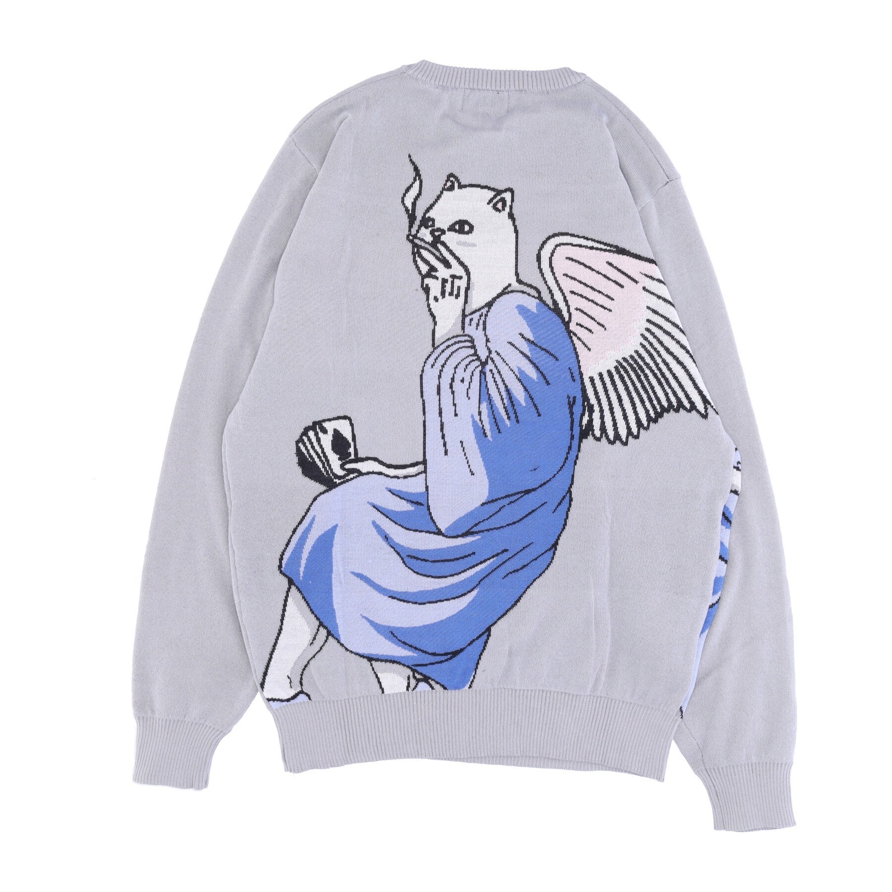Maglione Uomo Heaven And Hell Knit Sweater Light Blue
