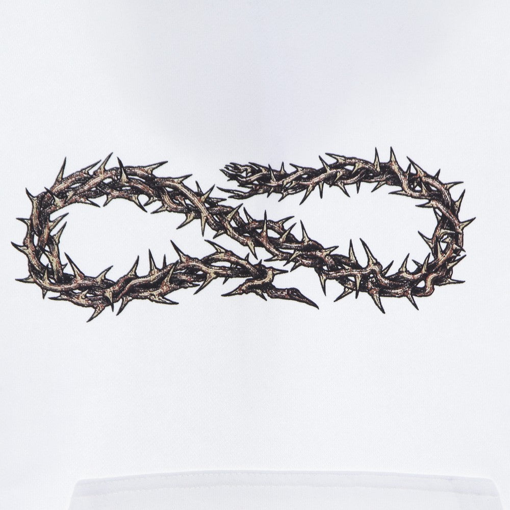 Propaganda, Felpa Leggera Cappuccio Uomo Logo Thorn Hoodie, 