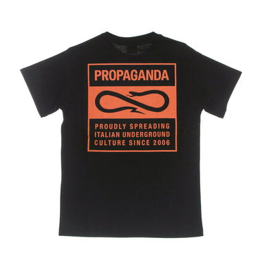 Propaganda, Maglietta Uomo Label Tee, Black