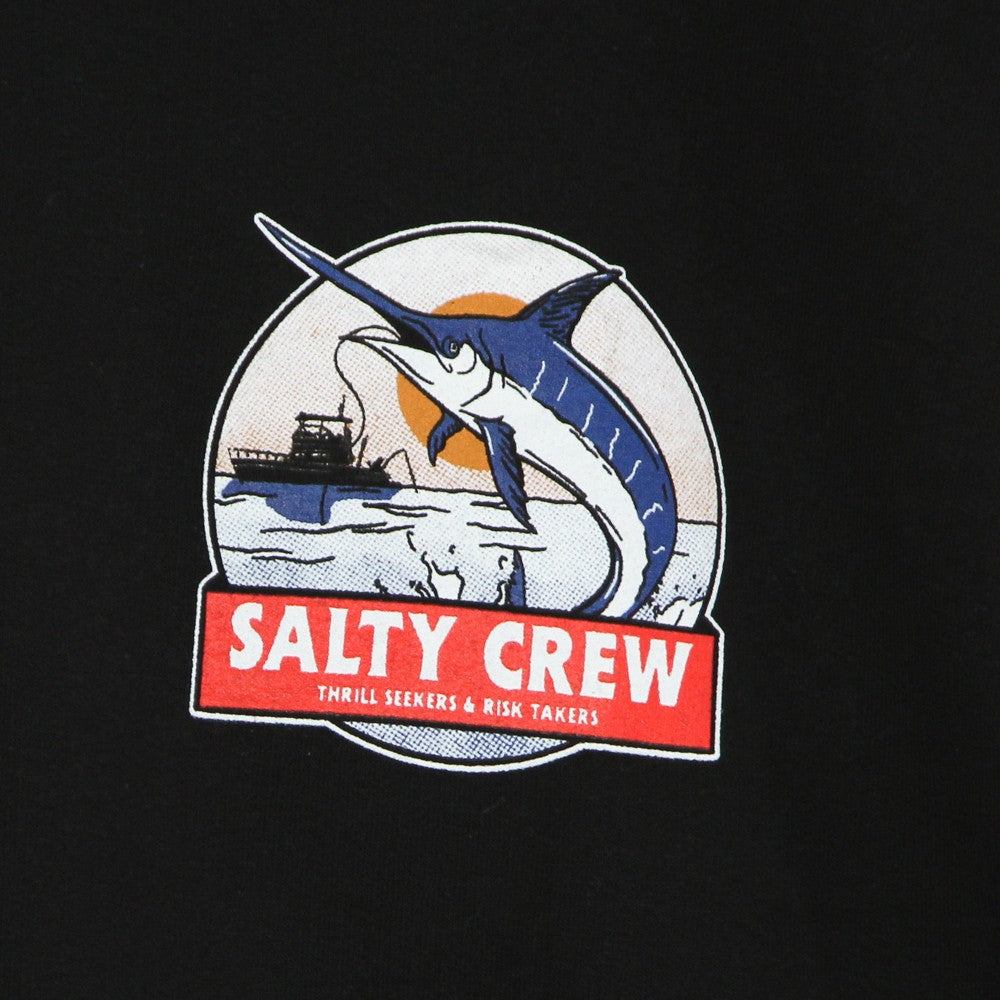 Salty Crew, Felpa Cappuccio Uomo Deep Drop Fleece, 