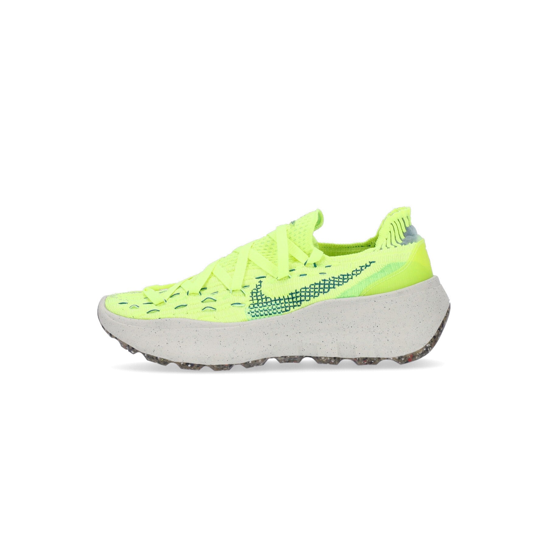 Nike, Scarpa Bassa Uomo Space Hippie 04, Lt Lemon Twist/geode Teal/volt
