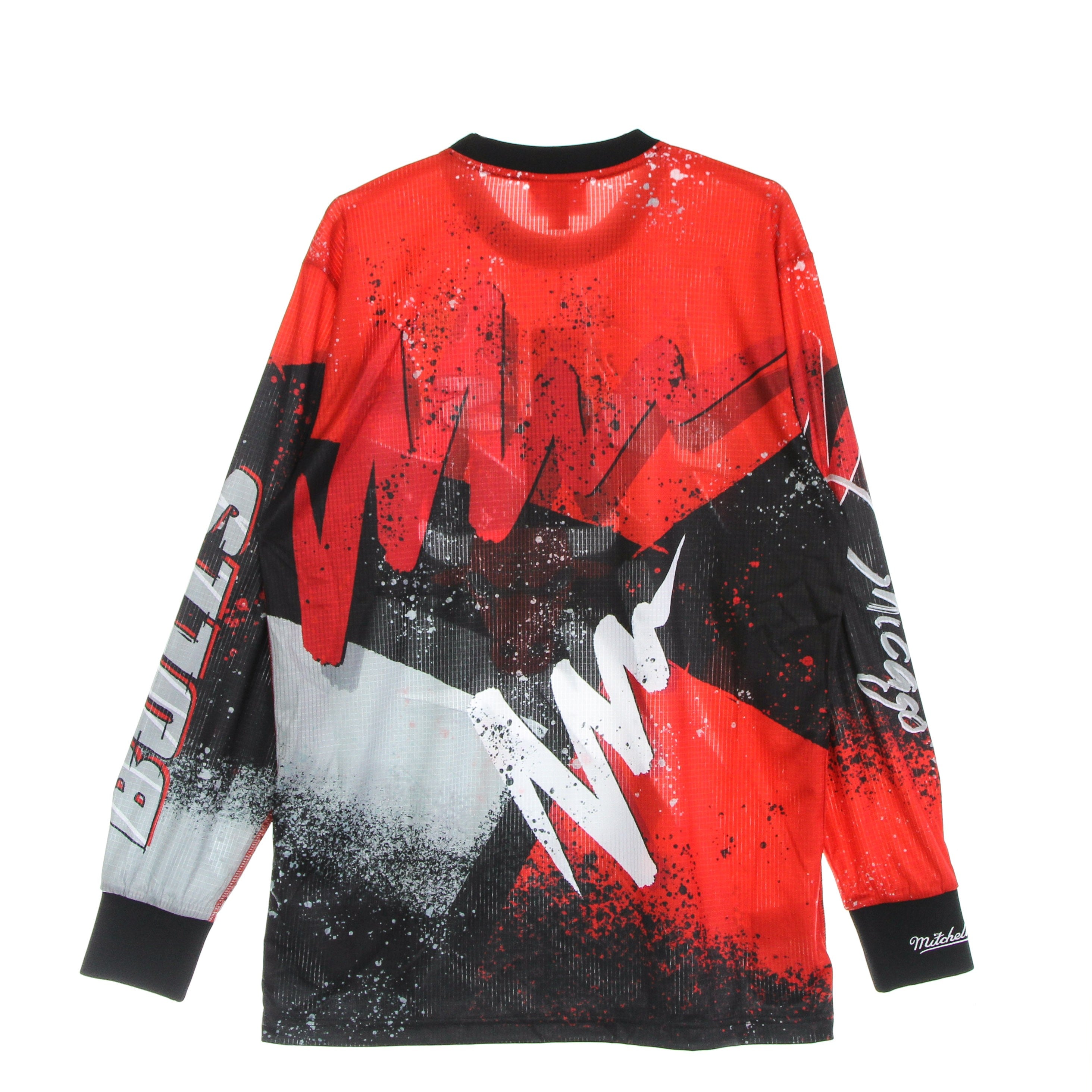 Mitchell & Ness, Maglietta Manica Lunga Uomo Nba Hyper Hoops Moto L/s Hardwood Classics Chibul, 