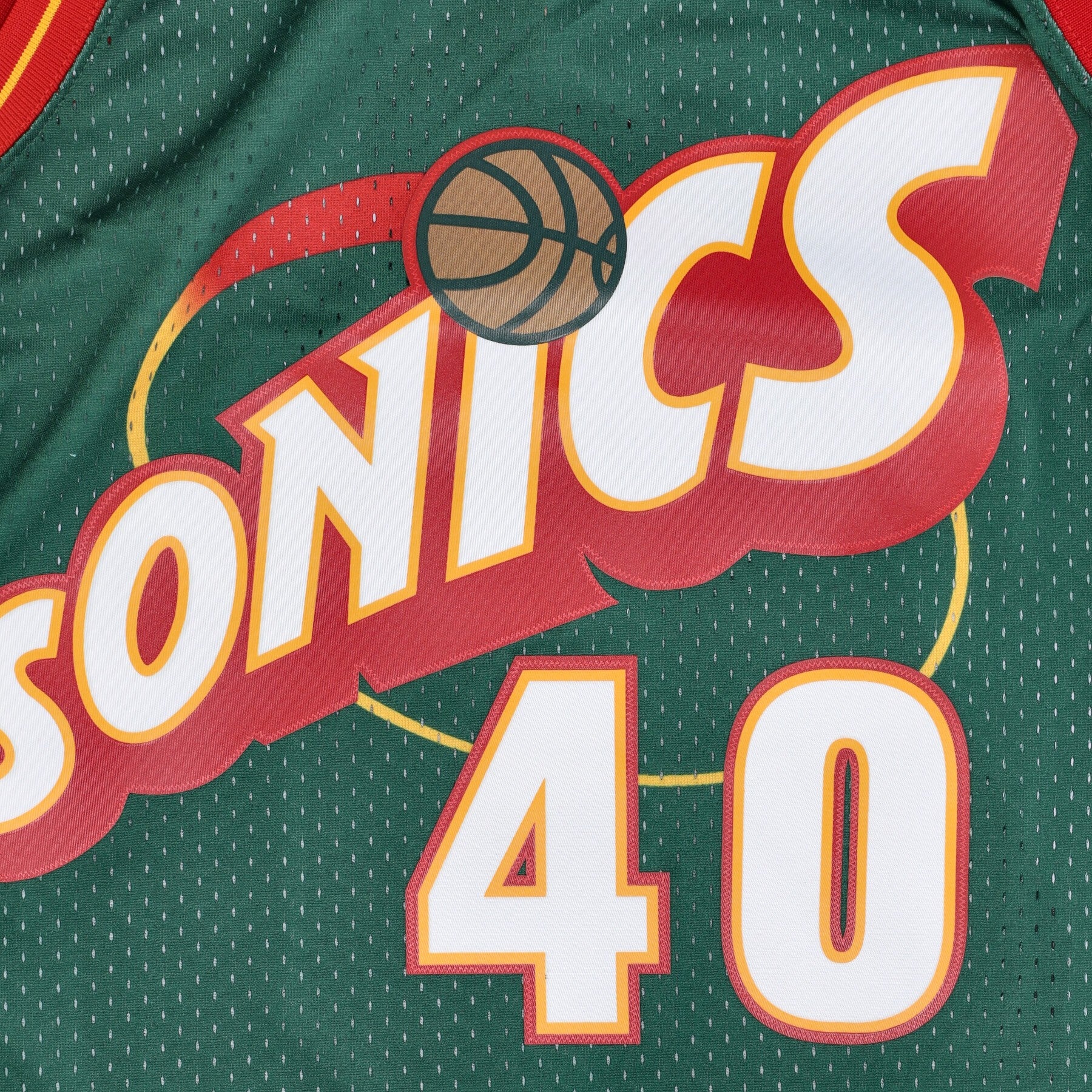 Mitchell & Ness, Canotta Basket Uomo Nba Swingman Jersey Hardwood Classics No 40 Shawn Kemp 1995-96 Seasup, 