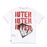 Iuter, Maglietta Uomo Stencil Tee, White