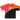 Adidas, Herren Adicolor Colorblock Tee T-Shirt, Schwarz/Semi Turbo/Leuchtorange