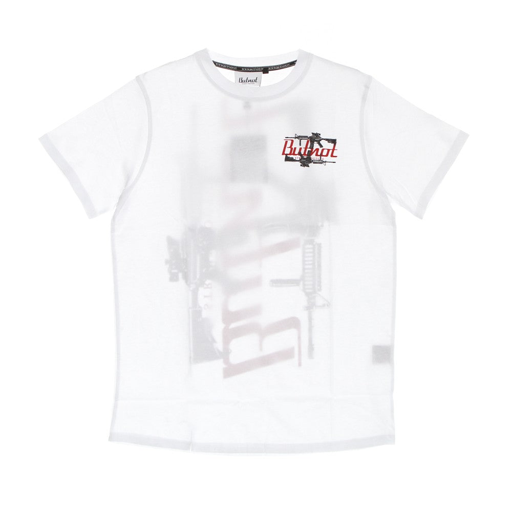 Machine Gun Tee White Men's T-Shirt