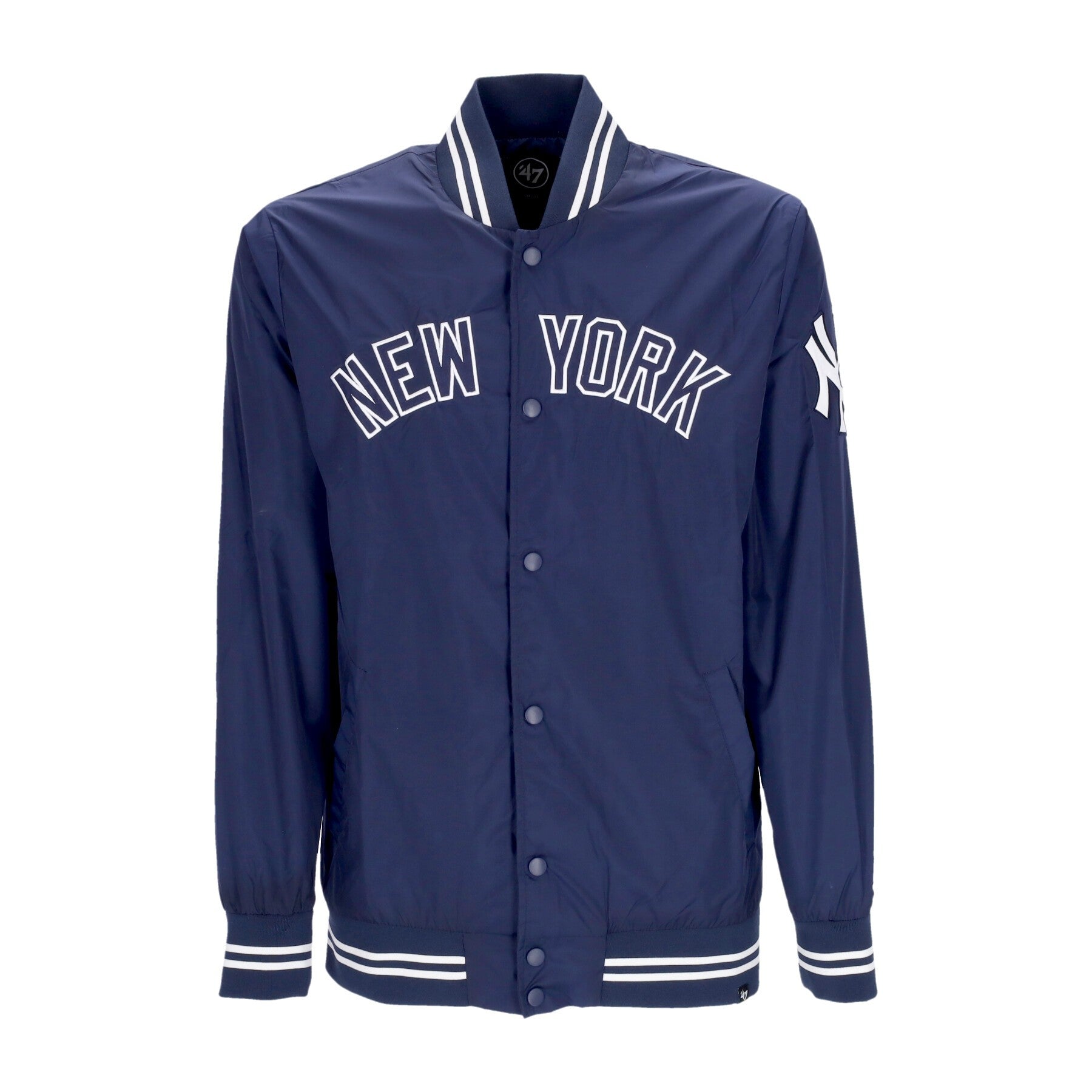 47 Brand, Giubbotto Bomber Uomo Mlb Wordmark Drift Neyyan, Fall Navy