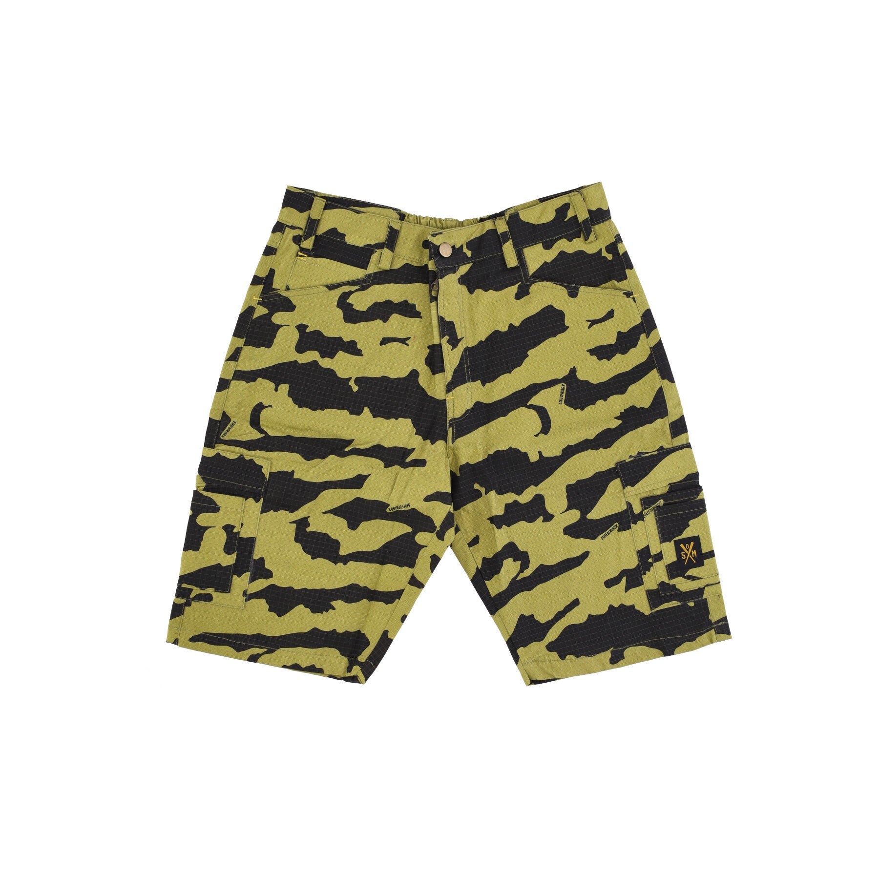 5tate Of Mind, Pantalone Corto Uomo Retrofuture Combat Shorts, Military Camo