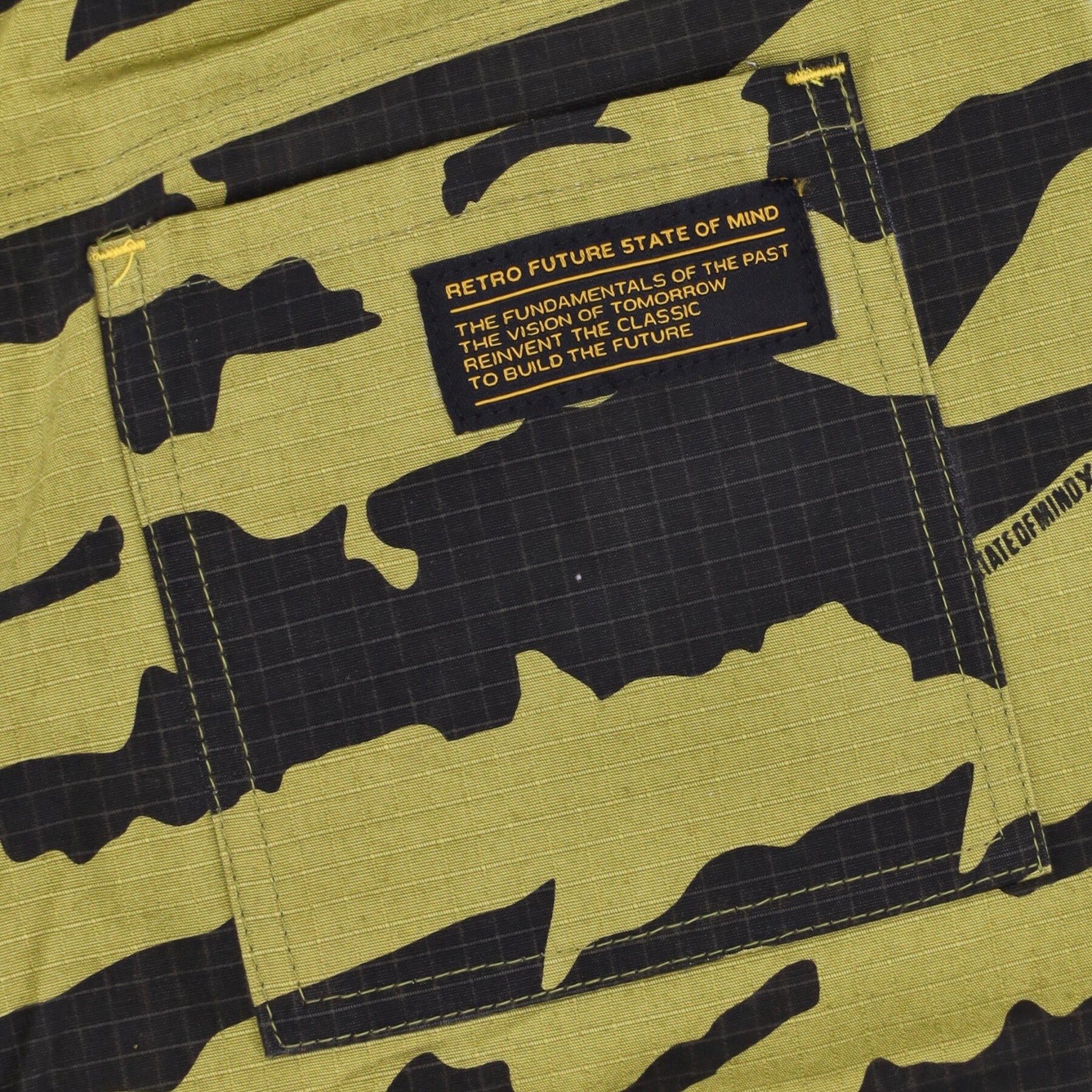 5tate Of Mind, Pantalone Corto Uomo Retrofuture Combat Shorts, 