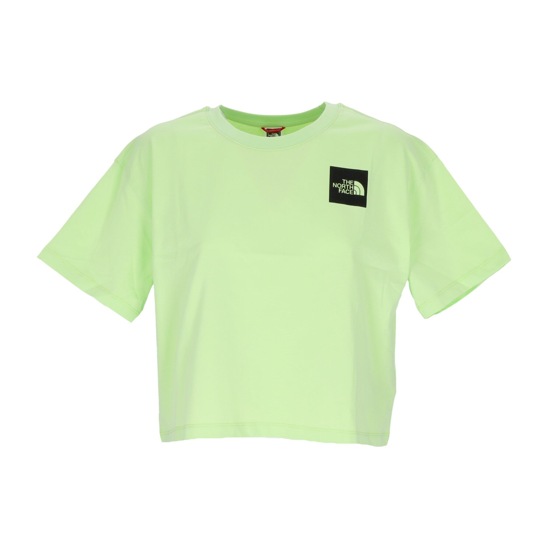 The North Face, Maglietta Corta Donna Cropped Fine Tee, Sharp Green