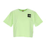 The North Face, Maglietta Corta Donna Cropped Fine Tee, Sharp Green