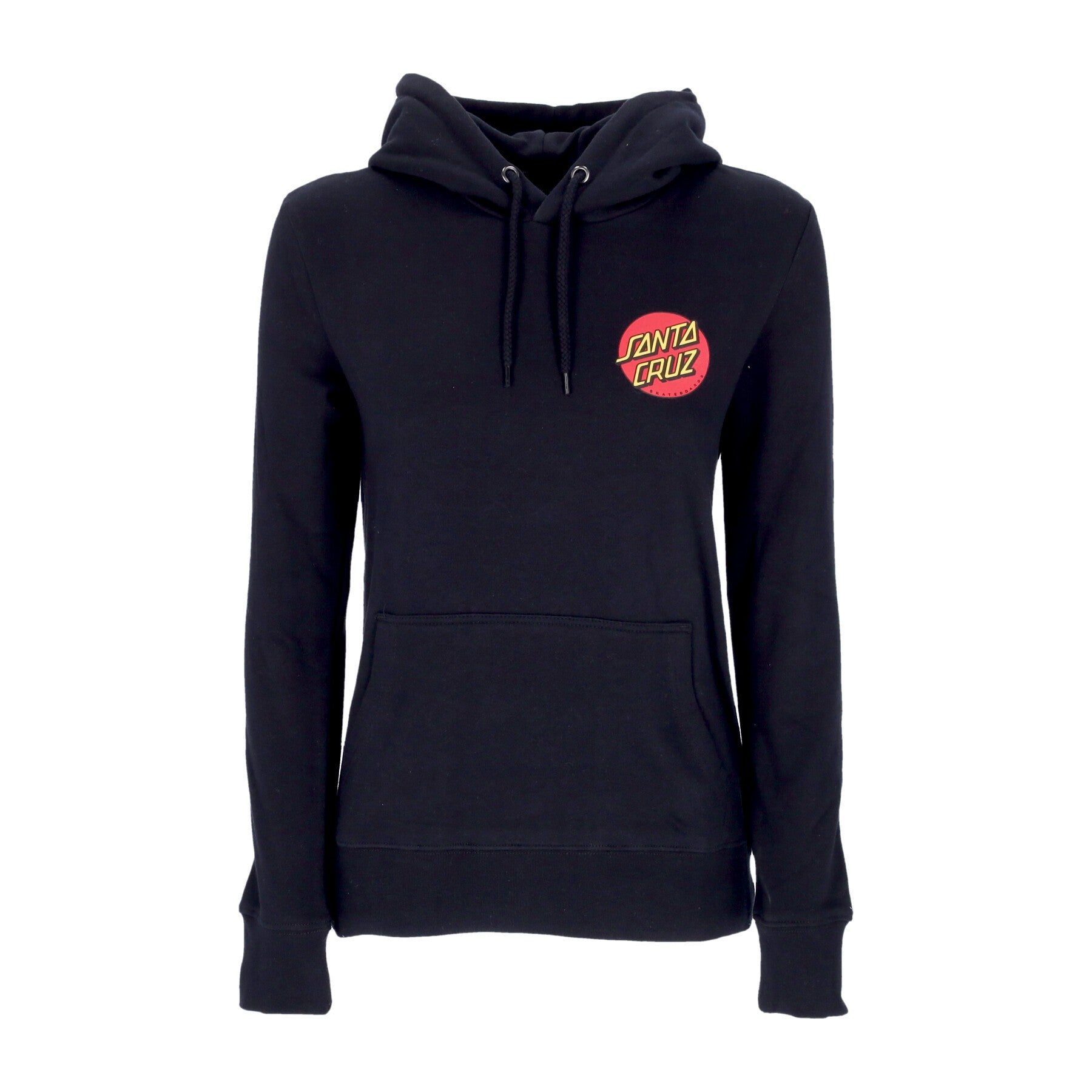 Santa Cruz, Felpa Cappuccio Donna Classic Dot Chest Hood, 