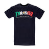 Thrasher, Maglietta Uomo Mexico Tee, Black