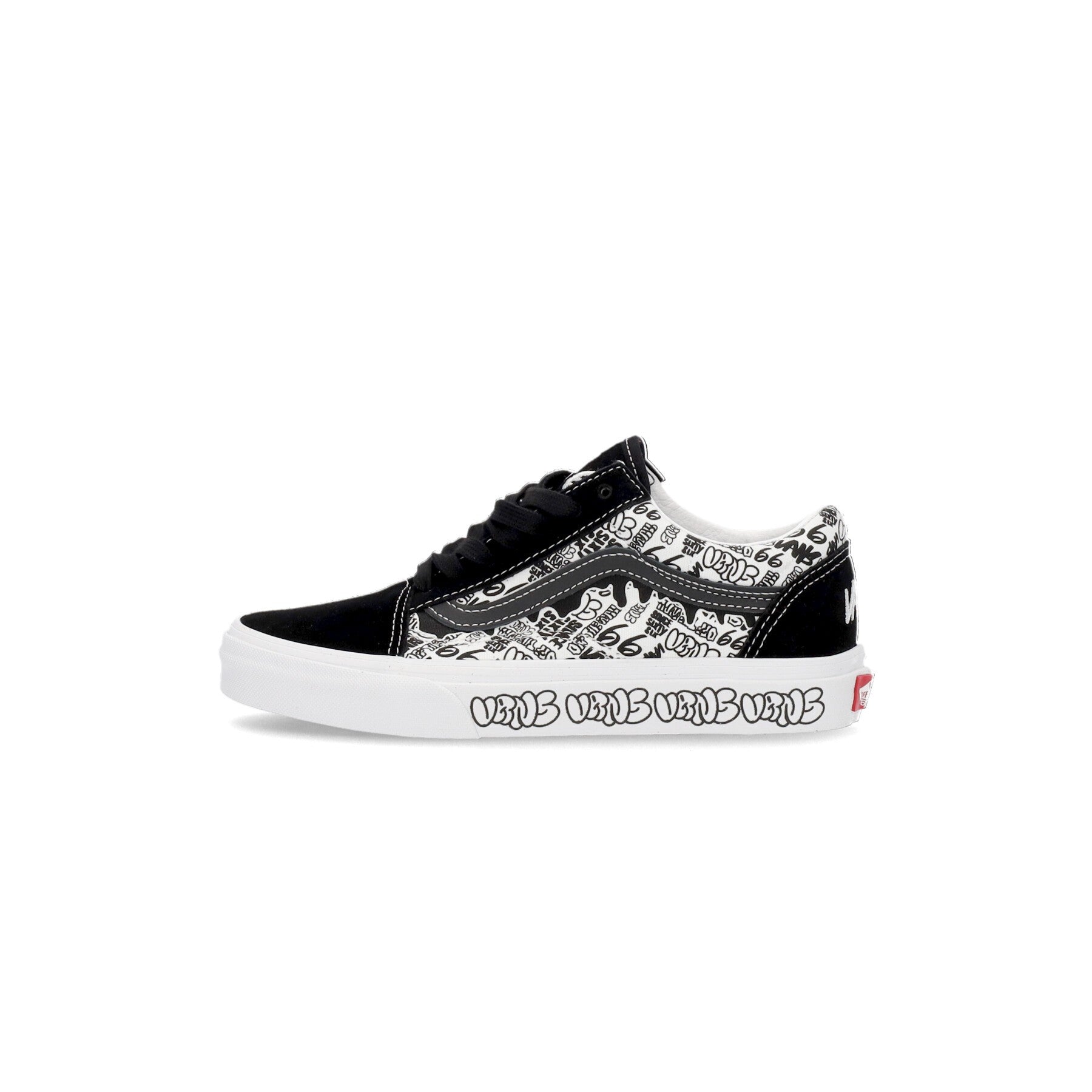 Vans, Scarpa Bassa Uomo Old Skool Graffiti, Black/white