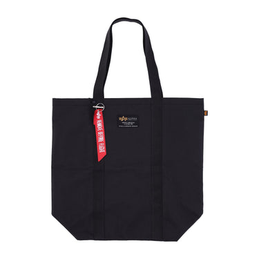 Alpha Industries, Borsa Uomo Label Shopping Bag, Black