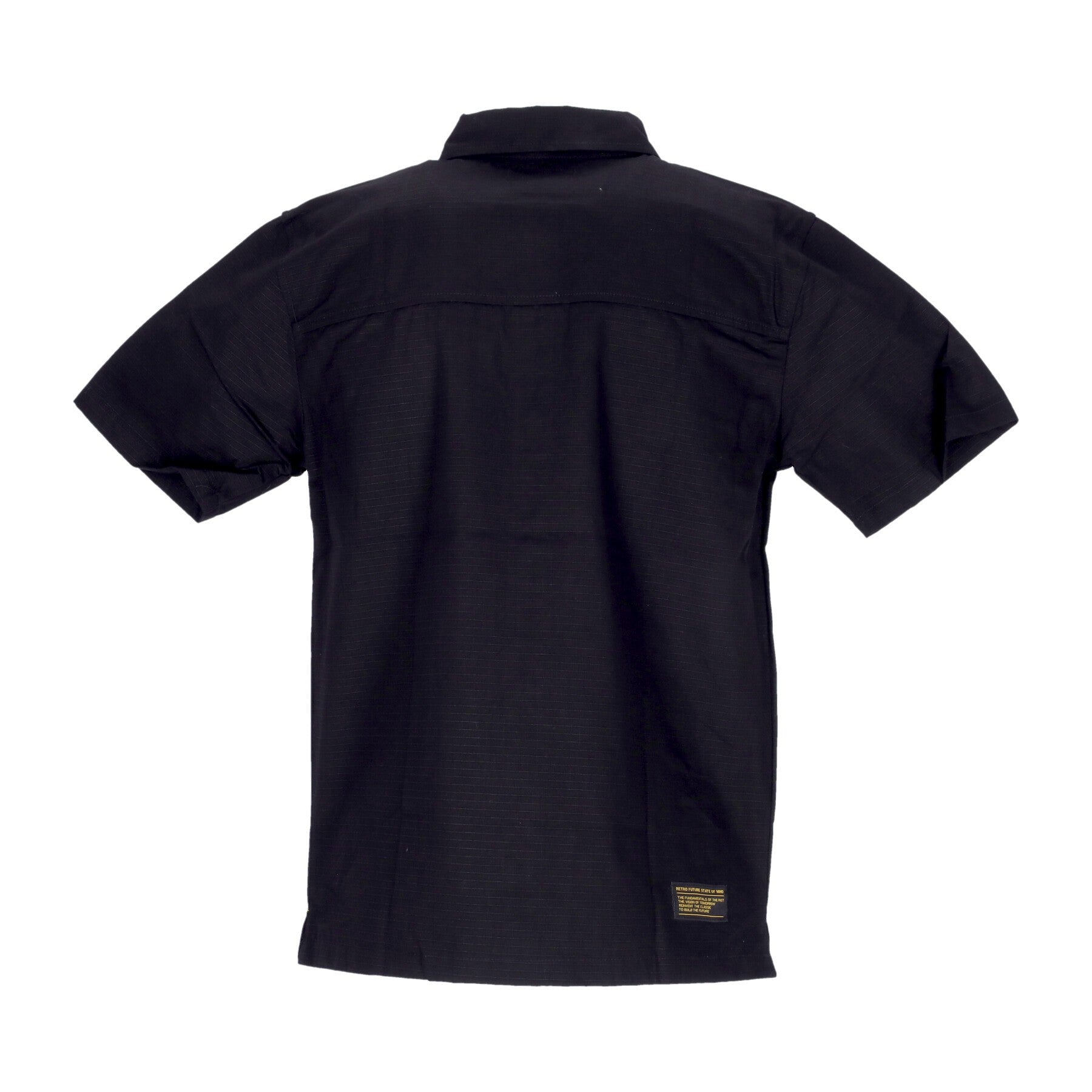 Camicia Manica Corta Uomo Retrofuture Shirt Black