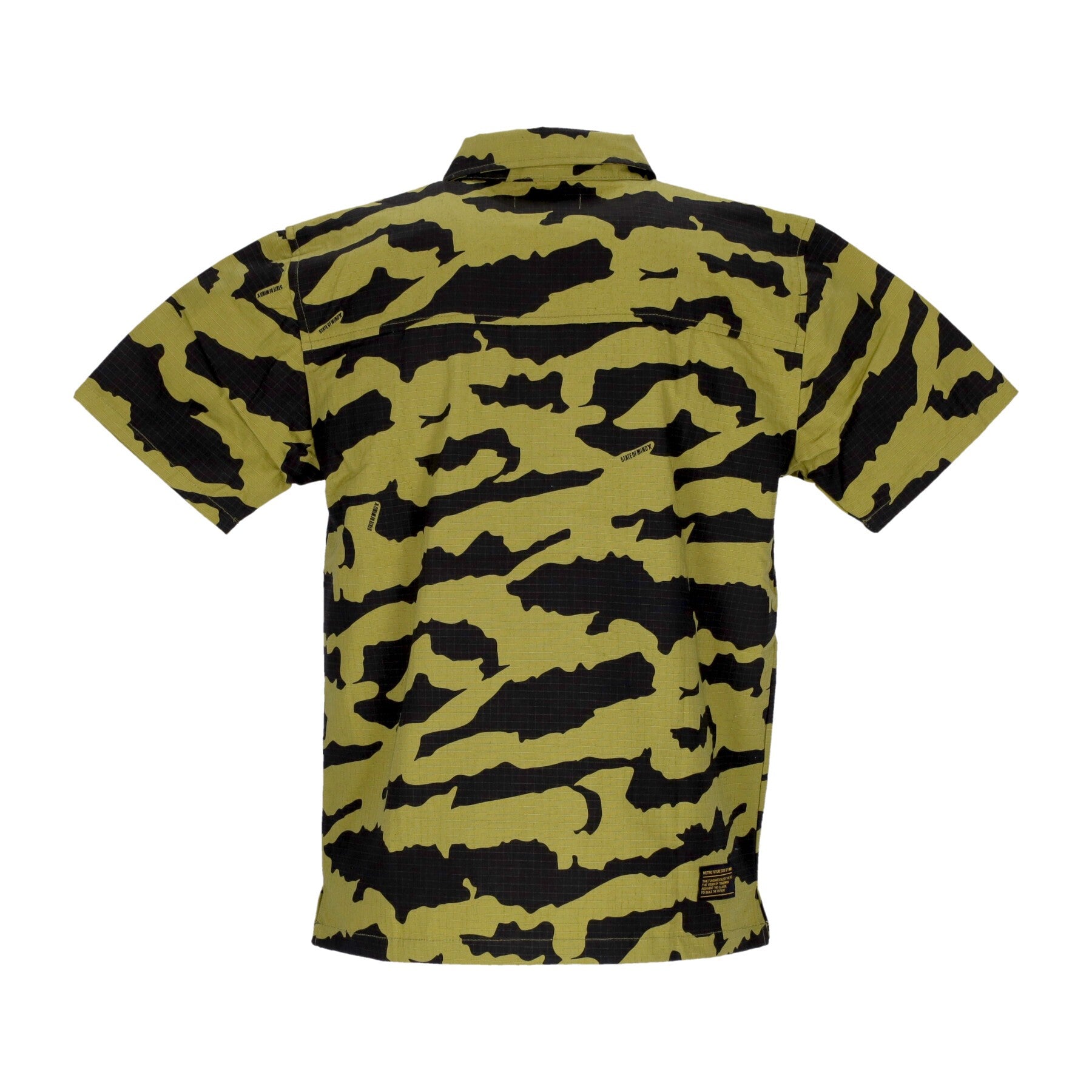 Camicia Manica Corta Uomo Retrofuture Shirt Military Camo