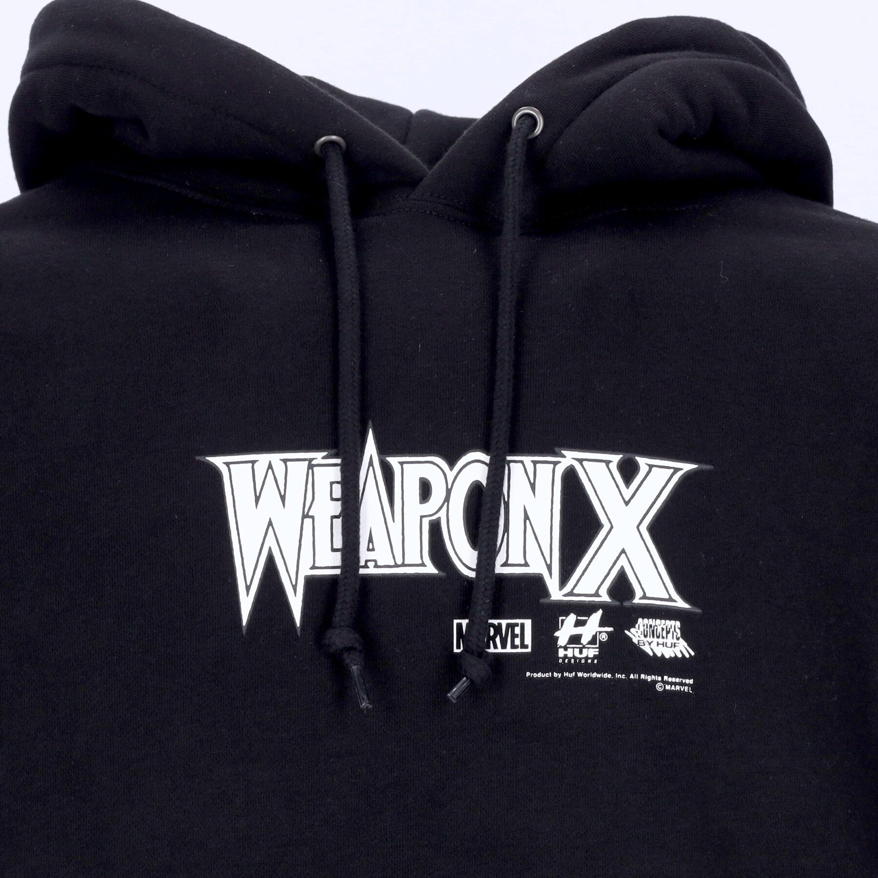 Huf, Felpa Cappuccio Uomo Weapon X Po Hoodie X Marvel, 