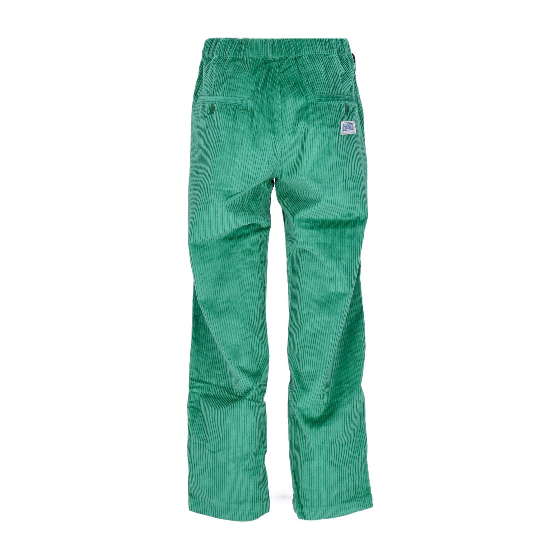 Long Men's Cord Pants Green