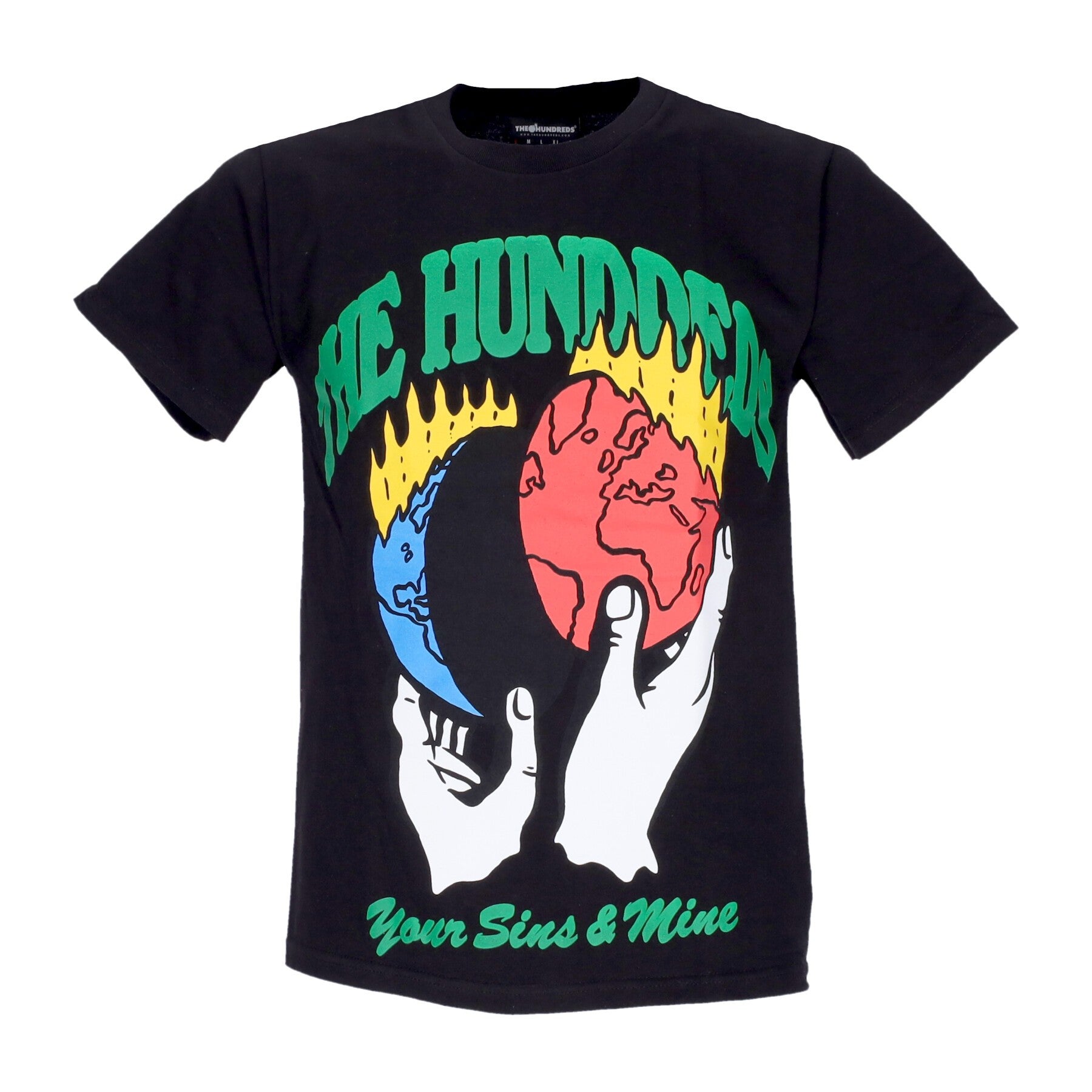 The Hundreds, Maglietta Uomo Sins Tee, Black