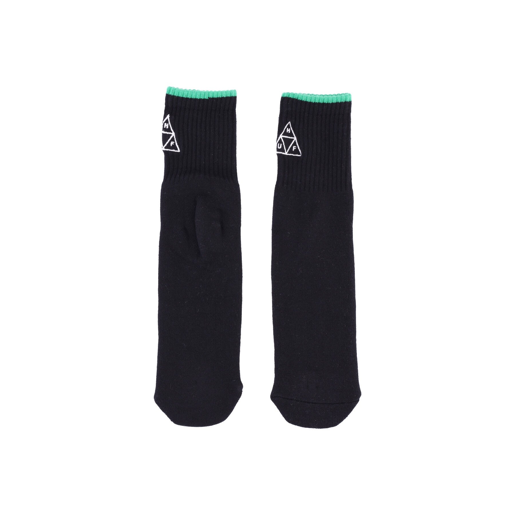 Huf, Calza Bassa Uomo Emb. Triple Triangle 1/4 Sock, Black