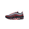 Nike, Scarpa Bassa Uomo Air Max 97, Black/university Red/metallic Silver