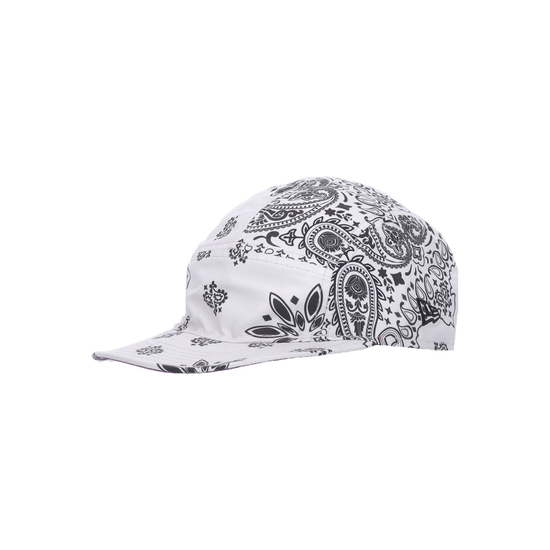 New Era, Cappellino Visiera Piatta Uomo Ne Camper Reversible Paisley, Ivory