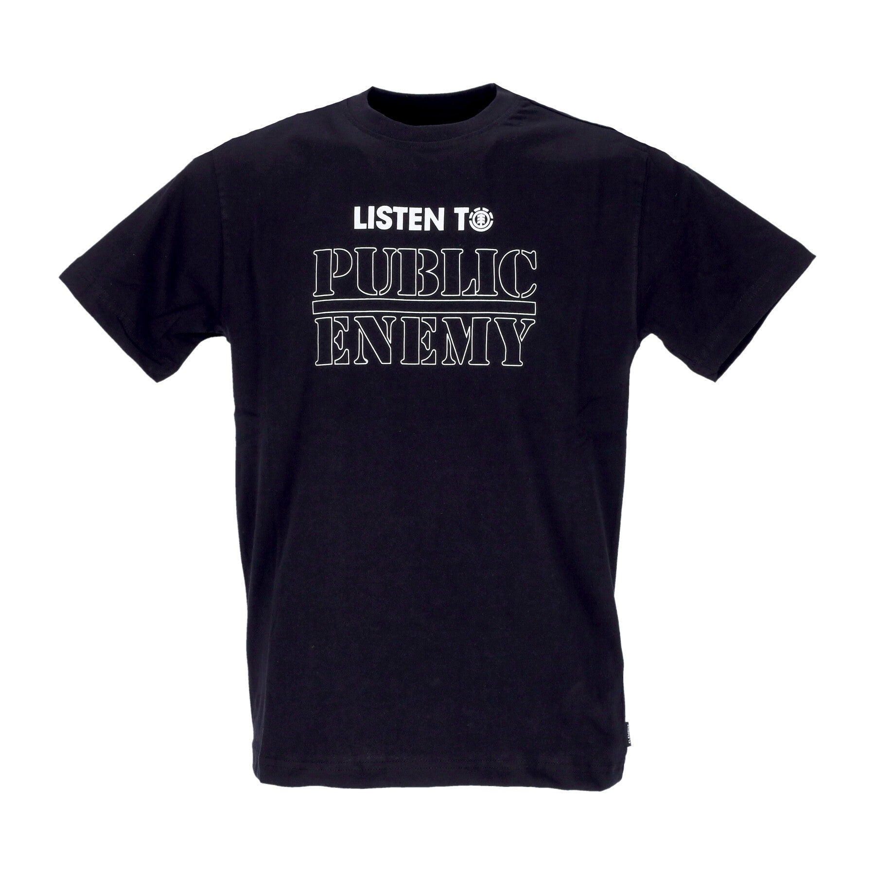 Element, Maglietta Uomo Pexe Listen To Tee, Flint Black