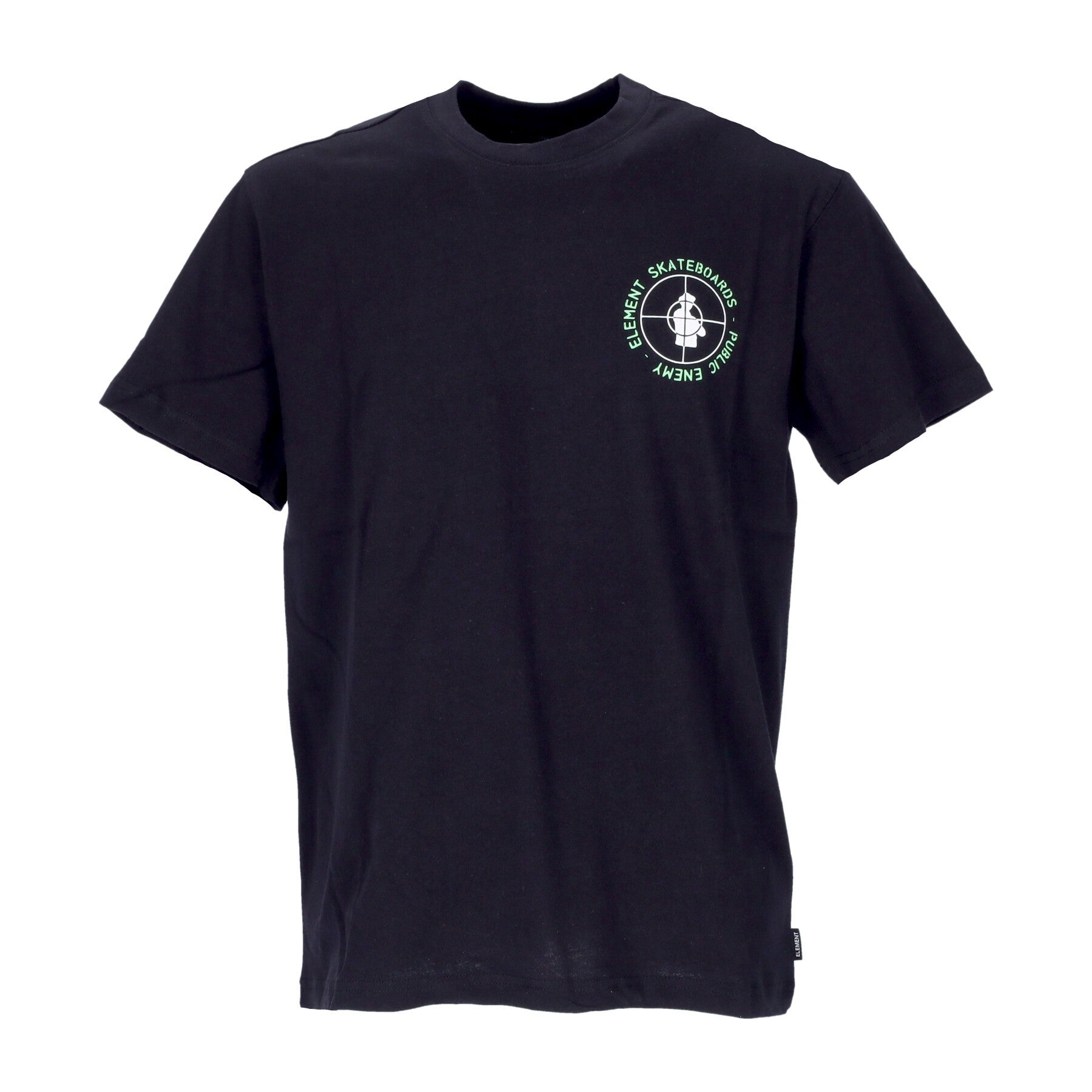 Element, Maglietta Uomo Pexe Logo Tee, Flint Black