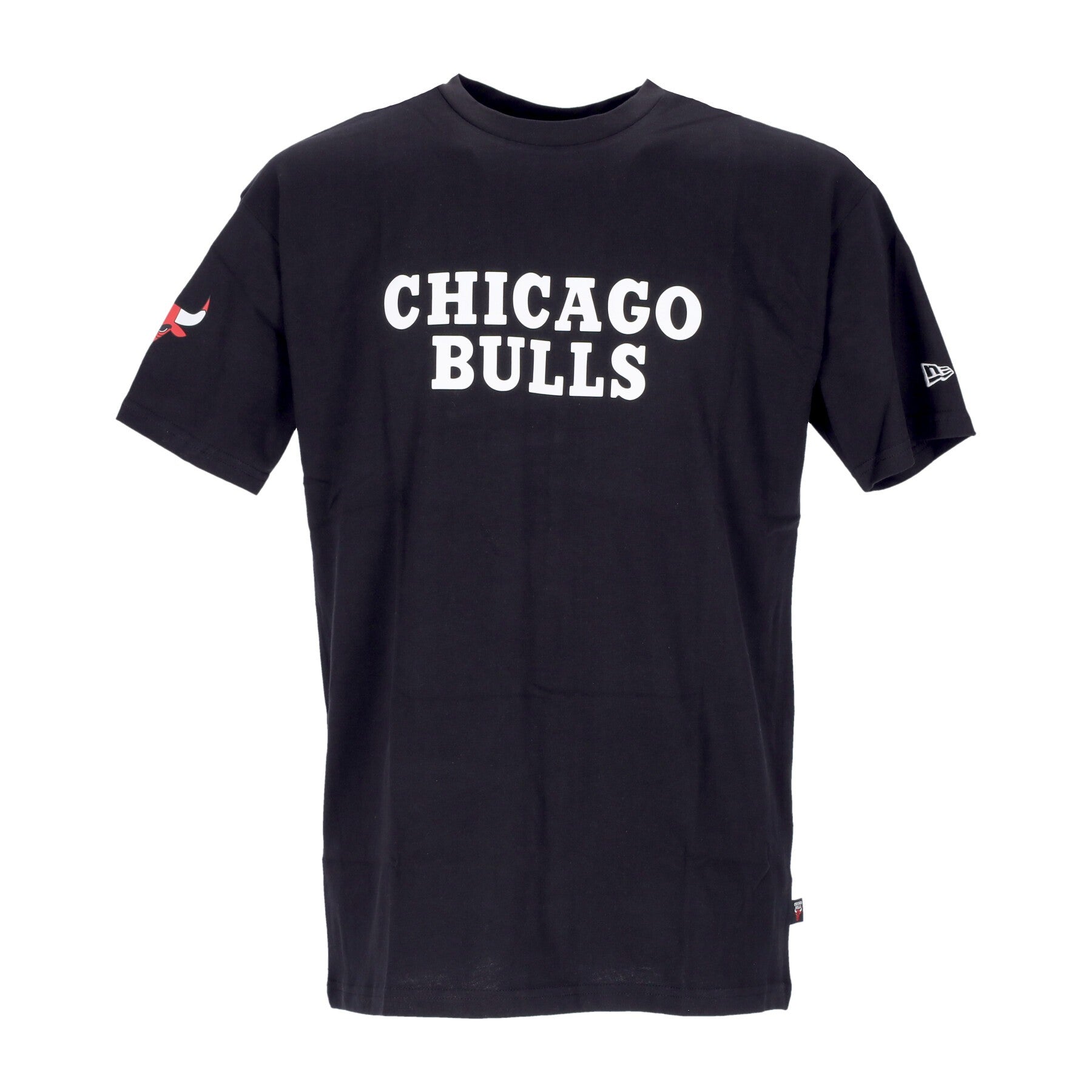 New Era, Maglietta Uomo Nba Washed Pack Wordmark Oversize Tee Chibul, Black