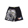 Market, Pantalone Corto Tuta Felpato Uomo World Basketball Game Sweatshorts X Smiley, Black