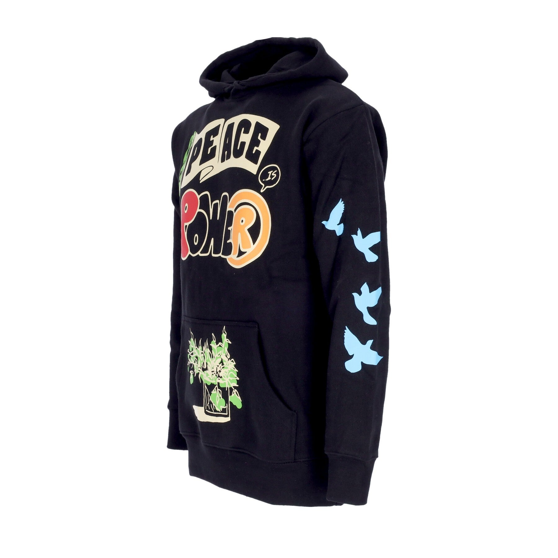 Market, Felpa Cappuccio Uomo Peace And Power Hoodie, 
