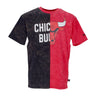 New Era, Maglietta Uomo Nba Washed Pack Graphic Tee Chibul, Black/front Door Red
