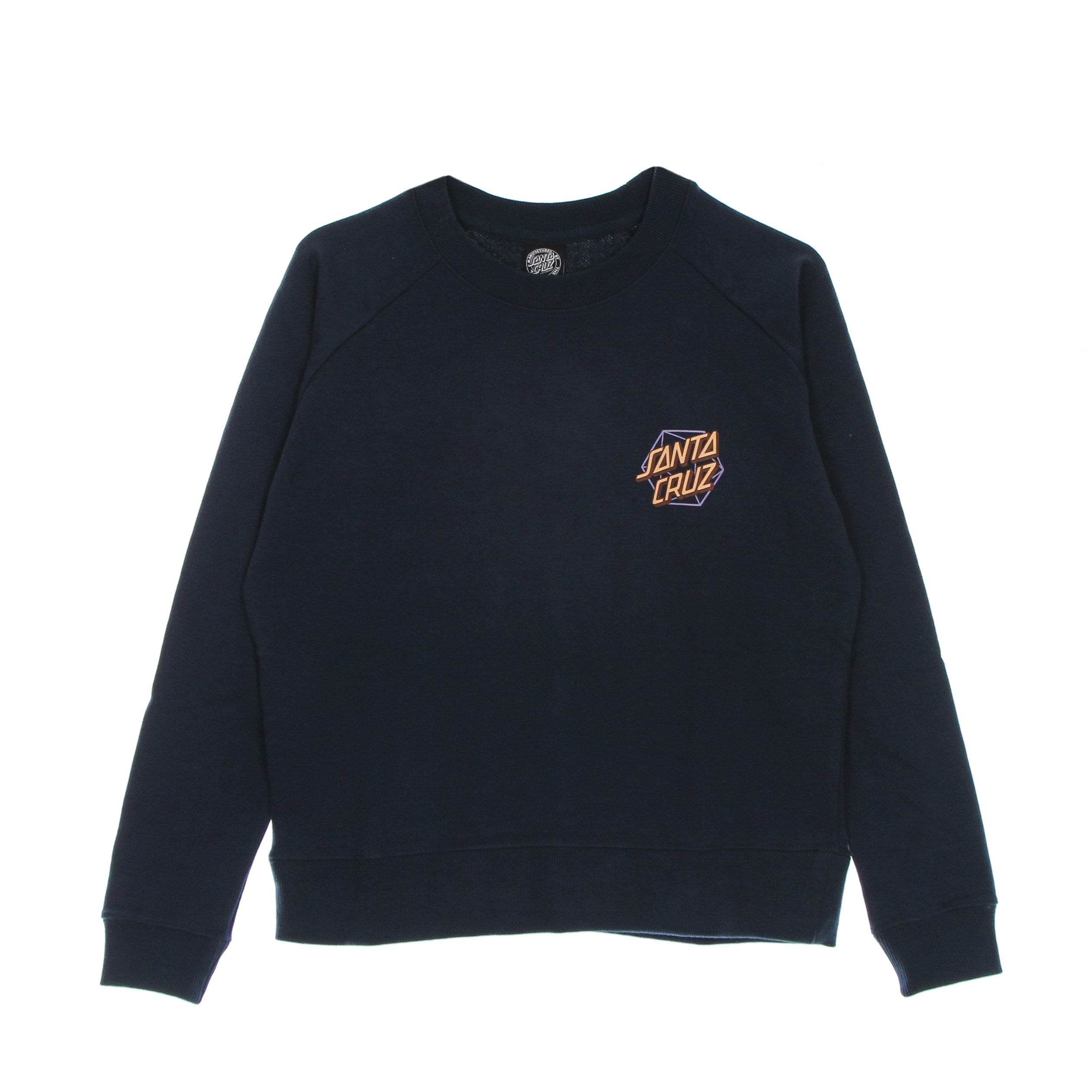 Santa Cruz, Felpa Leggera Girocollo Donna Japanese Optical Dot Crew, 