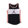 Jordan, Canotta Ragazza Pink Satin Tank Top, Black