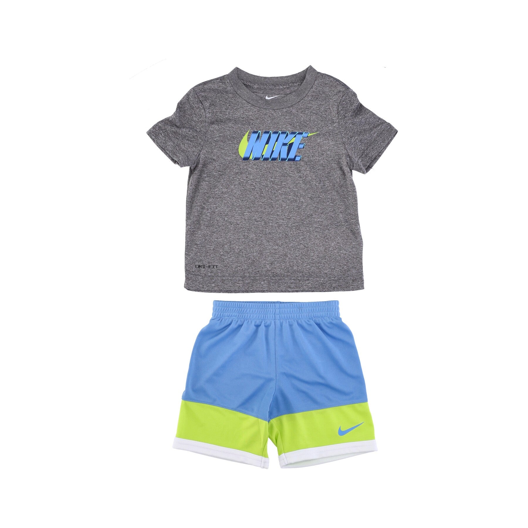 Set T-shirt+shorts Child Df Clear Block Short Set