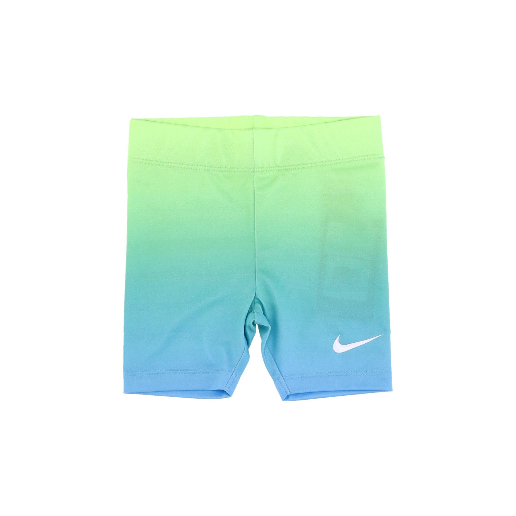 Nike, Pantaloncino Ciclista Bambino Freeze Tag Bike Short, Lime Glow