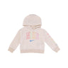 Nike, Felpa Cappuccio Bambino Retro Rewind Pullover, Pale Ivory Heather