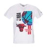 New Era, Maglietta Uomo Nba Bball Globe Graphic Tee Chibul, White