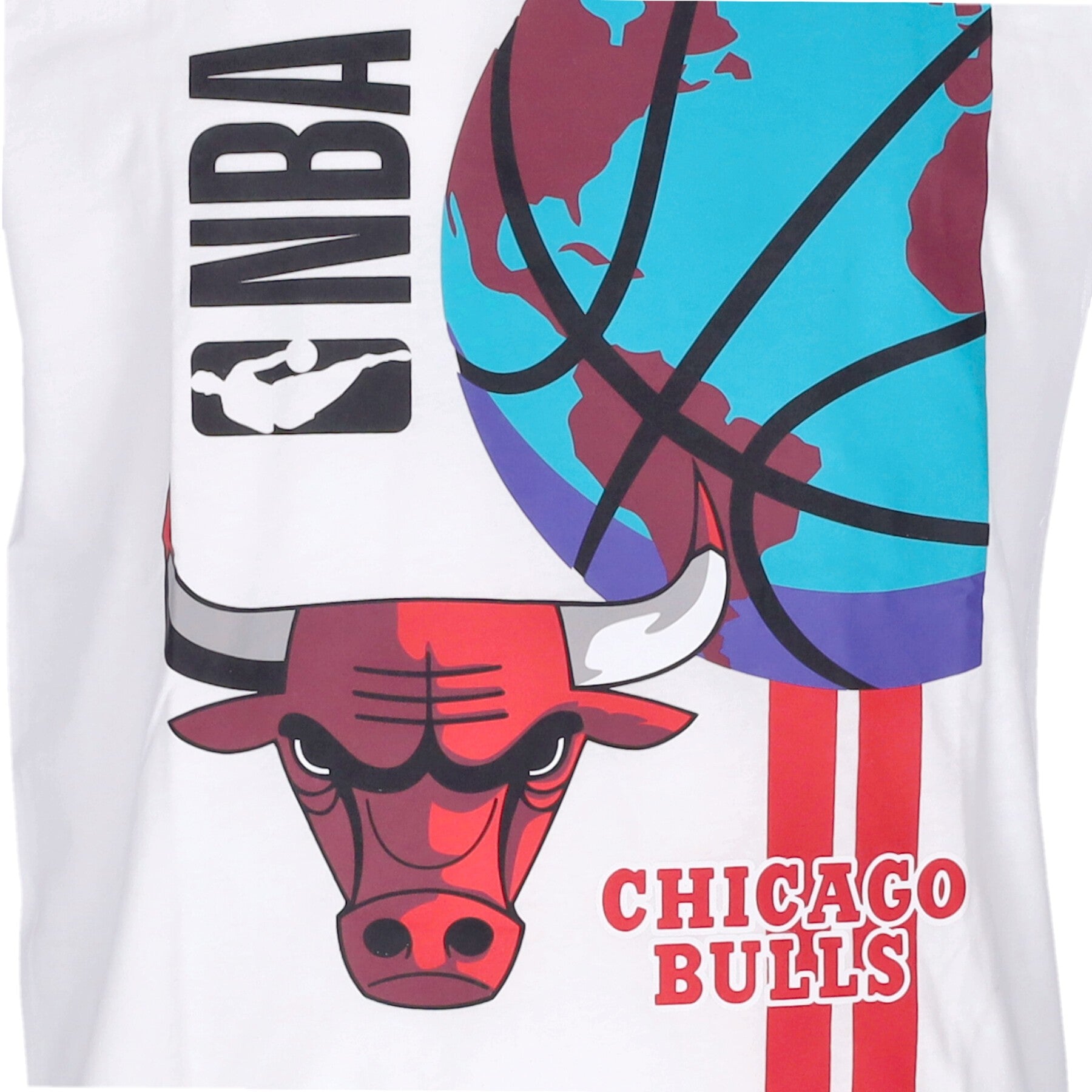 New Era, Maglietta Uomo Nba Bball Globe Graphic Tee Chibul, 