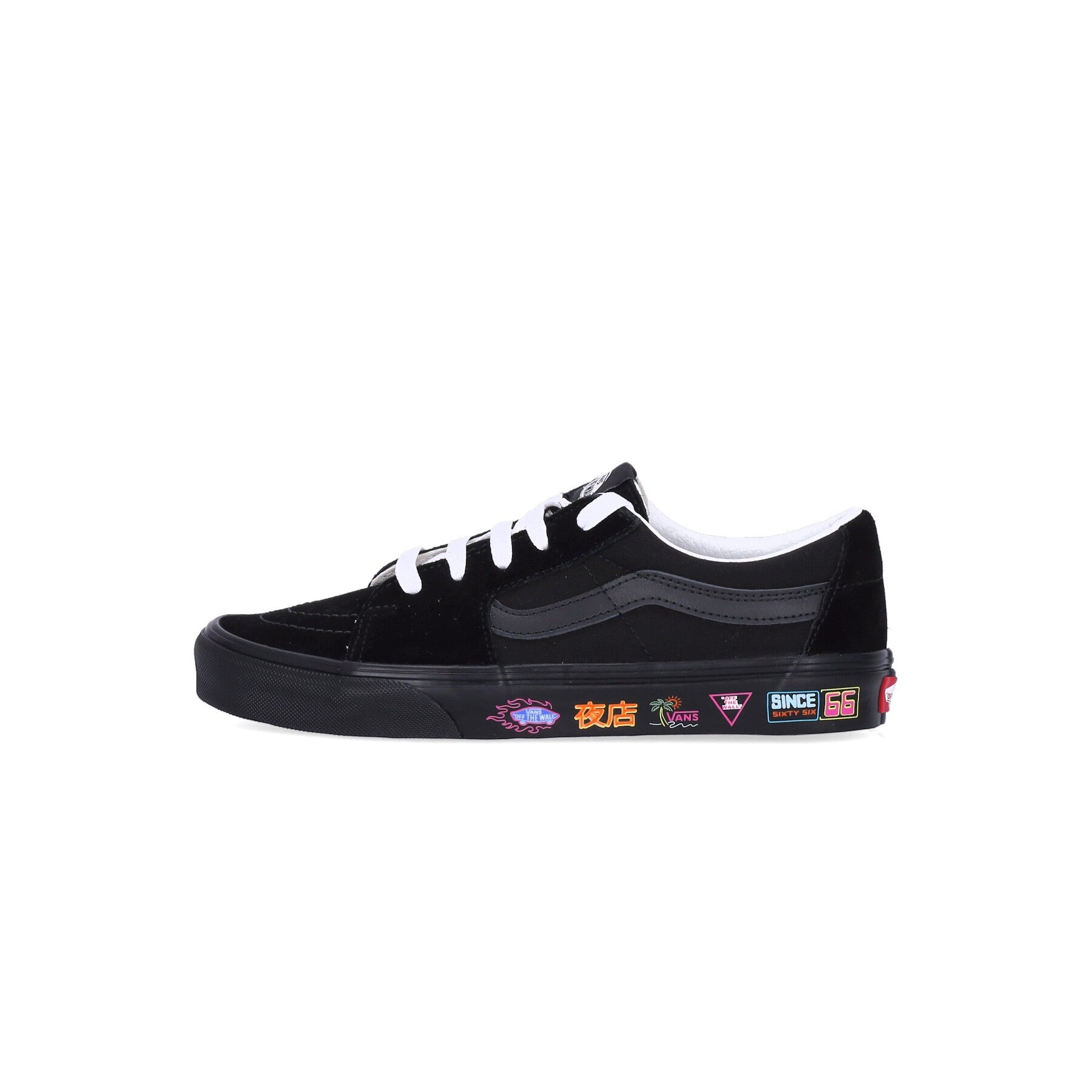 Vans, Scarpa Bassa Uomo Sk8-low (vans Market), Black/neon