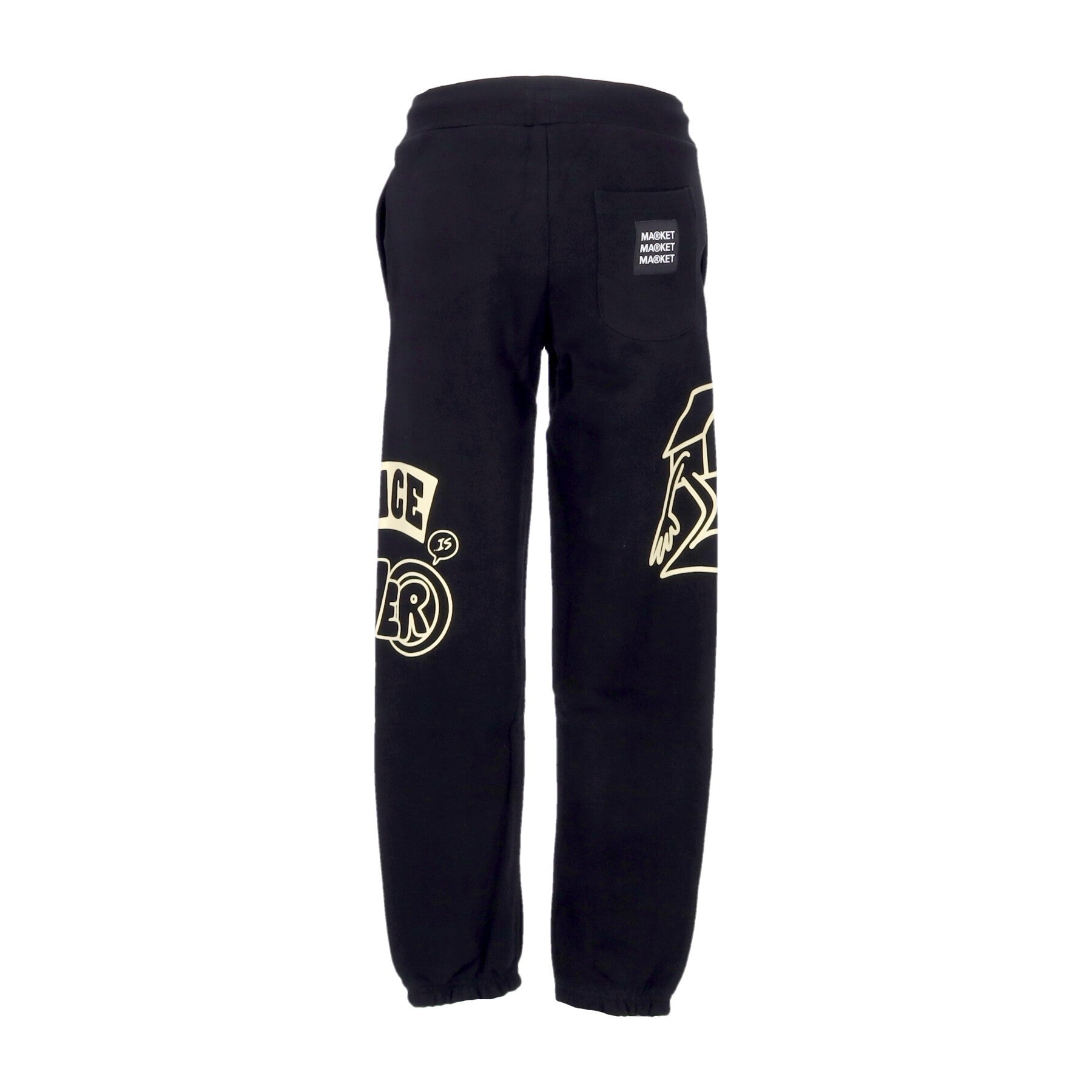 Market, Pantalone Tuta Felpato Uomo Peace And Power Sweatpants, 