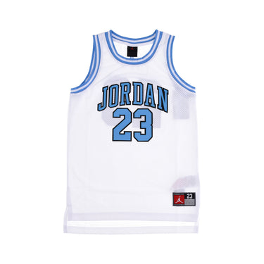Jordan, Canotta Tipo Basket Ragazzo Jordan 23 Jersey, White/university Blue