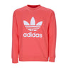 Adidas, Felpa Leggera Girocollo Donna Trefoil Crew Sweatshirt, Semi Turbo