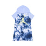Jordan, Vestito Ragazza Cloud Dye Hooded Dress, Dk Marina Blue