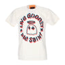 Bwood, Maglietta Uomo Gooney Saint 3d Tee, Bone