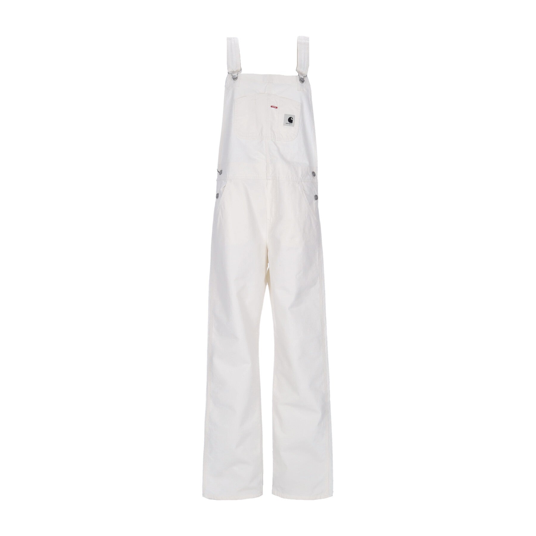 Carhartt Wip, Salopette Donna W Bib Overall Straight, Wax Heavy Stone Wash