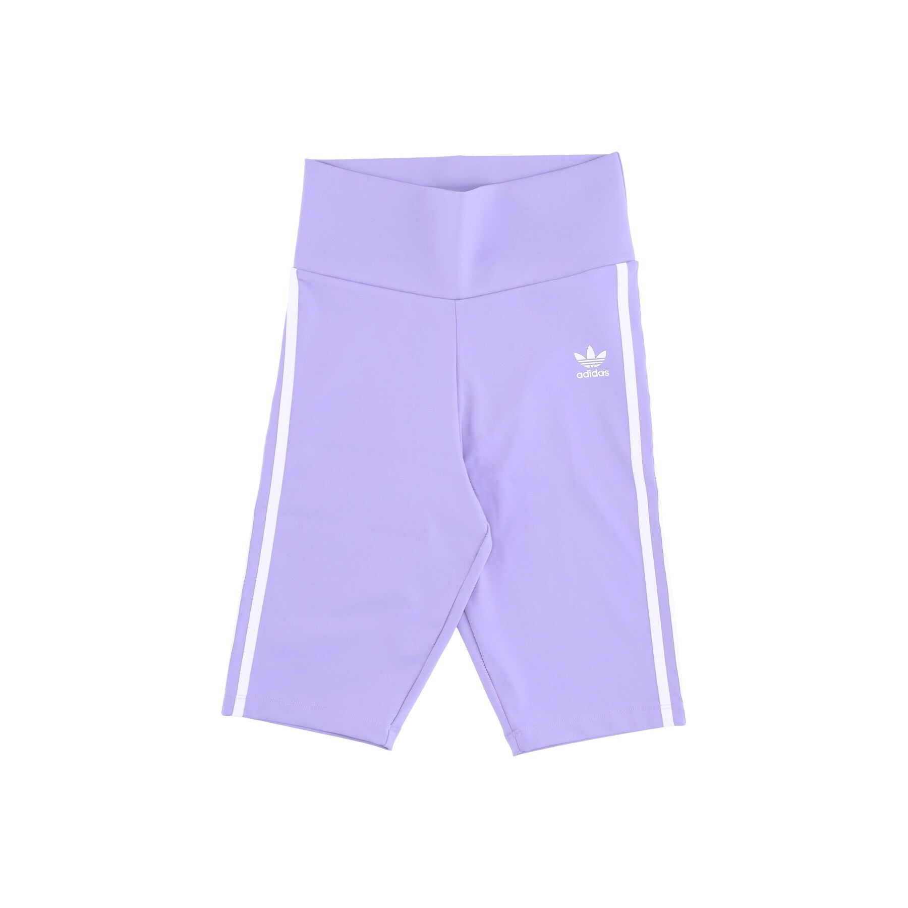 Adidas, Pantaloncino Ciclista Donna High-waisted Short Tights, Light Purple