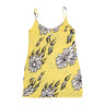 Obey, Vestito Donna Flamin ' Flower Dress, Cyber Yellow
