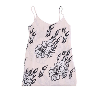 Obey, Vestito Donna Flamin ' Flower Dress, Off White